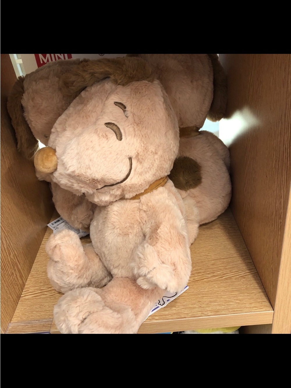 Miniso brown Snoopy plush